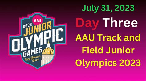 junior olympics 2023 track and field results|junior olympics 2023 des moines.